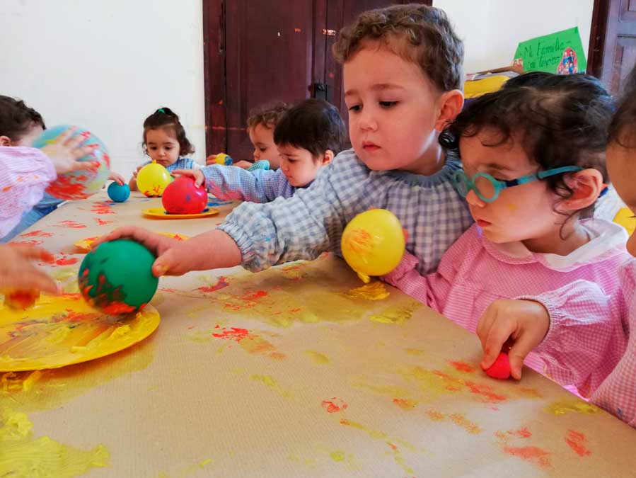 actividades-con-pintura para niños